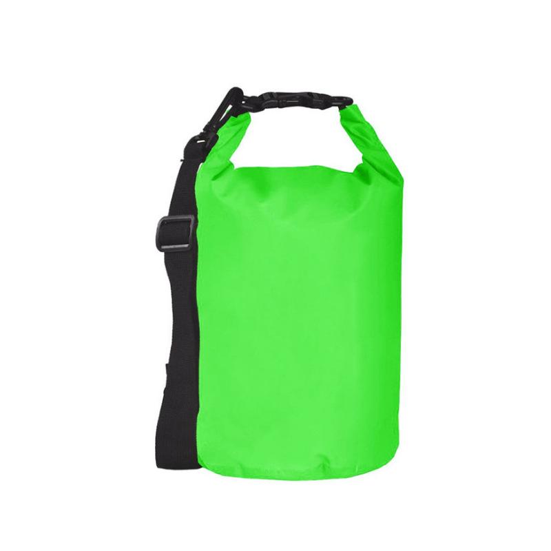 

Outdoor Rafting Mountaineering Bag, Waterproof Bag, Gift Bag, Beach Rafting Bag. 2l strapless зелений