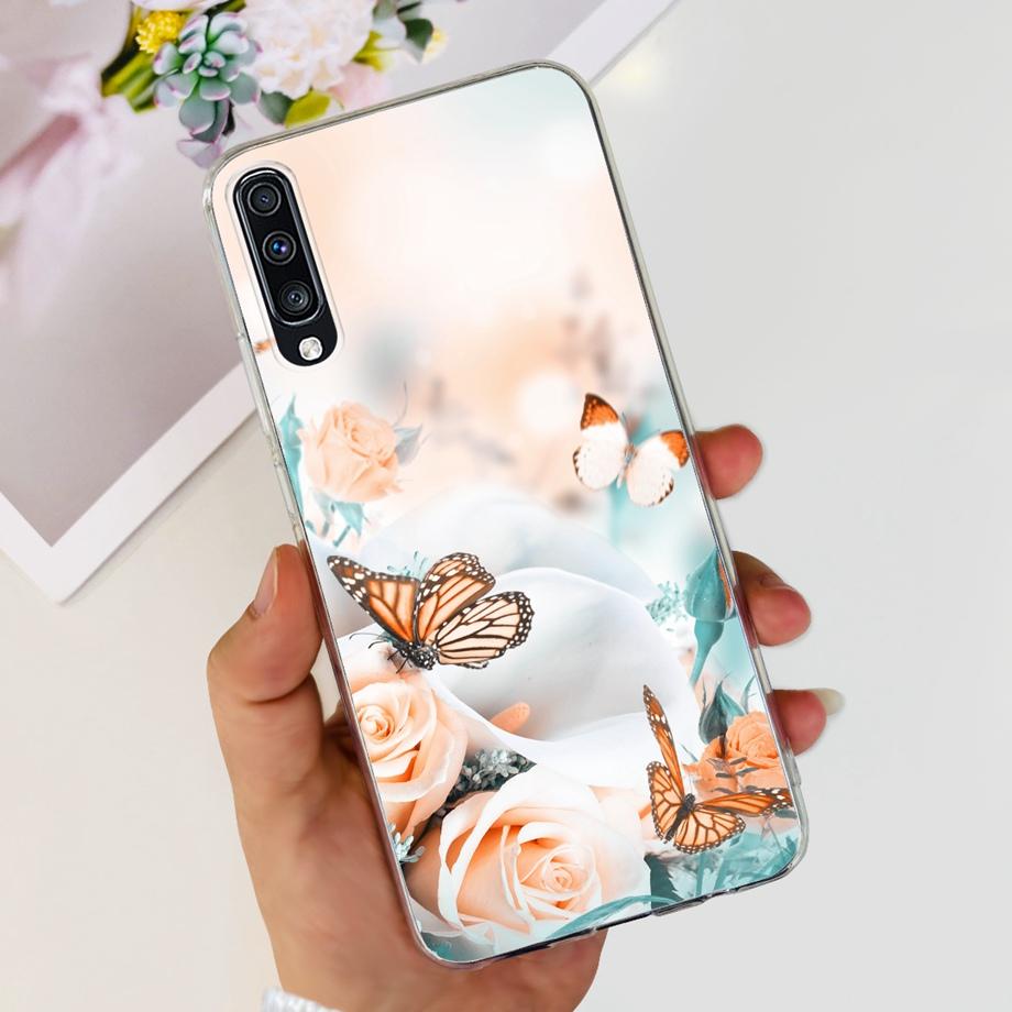 For Galaxy A50 A50s A30s Samsung Phone Case Back Cover For Fundas Samsung A50s A 50 A505F Coque Bumper Soft Clear TPU Silicone