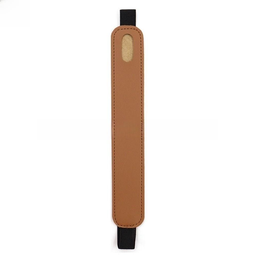 Portable Stylus Pen Cover Anti-Lost Protective PU Leather Touch Pen Cover Elastic Band Dust-Resistant Pen Cover
