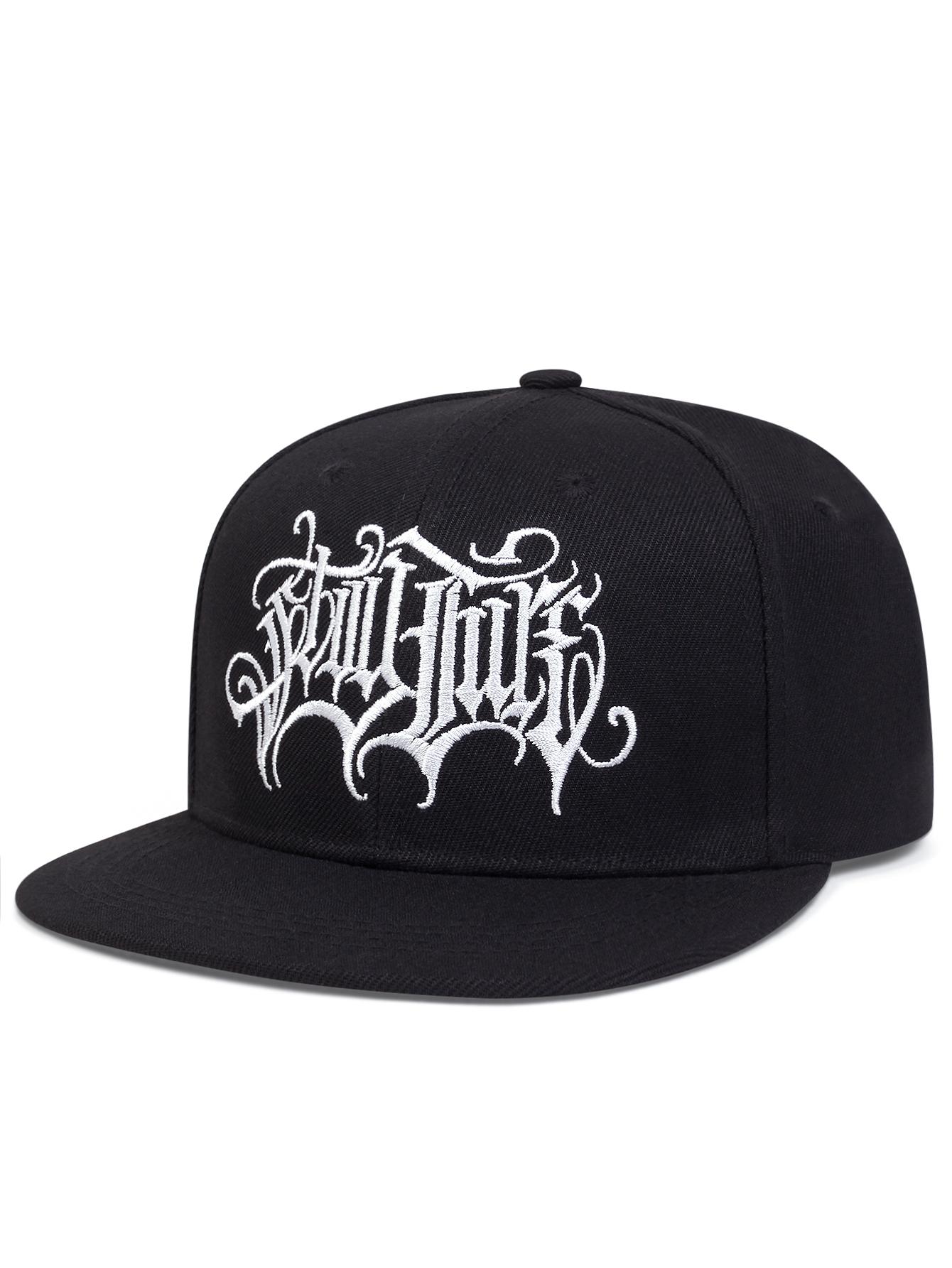 

Fashion Letter Embroidery Vintage Men s Hat High Quality Versatile Street Hip Joint Hat Outdoor Sports Sunshade Hat Adjustable Adjustable чорний
