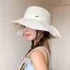 Summer New Hat Women's Casual Versatile Bucket Hat Simple High-end Basin Hat Sunshade Sun Hat