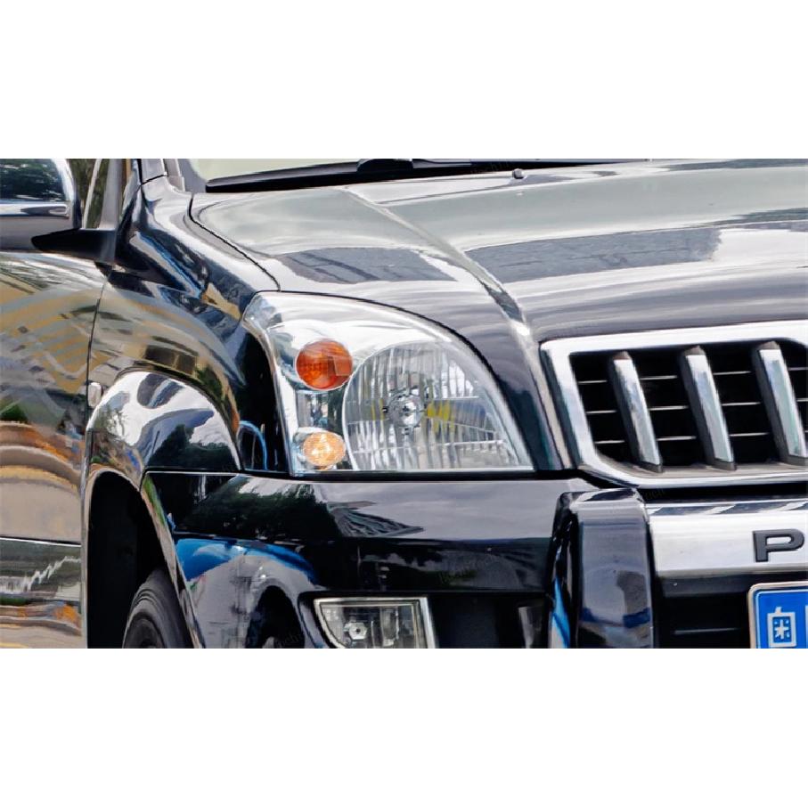 Head Lights Cover For Toyota Land Cruiser Prado J120 2003~2009 Transparent Housing Front Headlights Lens Shell Glass Lampcover