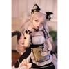 Kuyif Scale BJD Full Maid Eye Angle Adjustable 1/3 Ball-Jointed Doll, Doll, Set, Outfit, Makeup, Figure, Girl, Gift, (Nyan-chan)