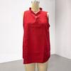 Camicia da Donna Cotone Lino Vestibilità Larga Senza Maniche Scollo a V Top Traspirante Comodo Stile Casual Gilet per Lavoro Festa Vacanza Appuntamento