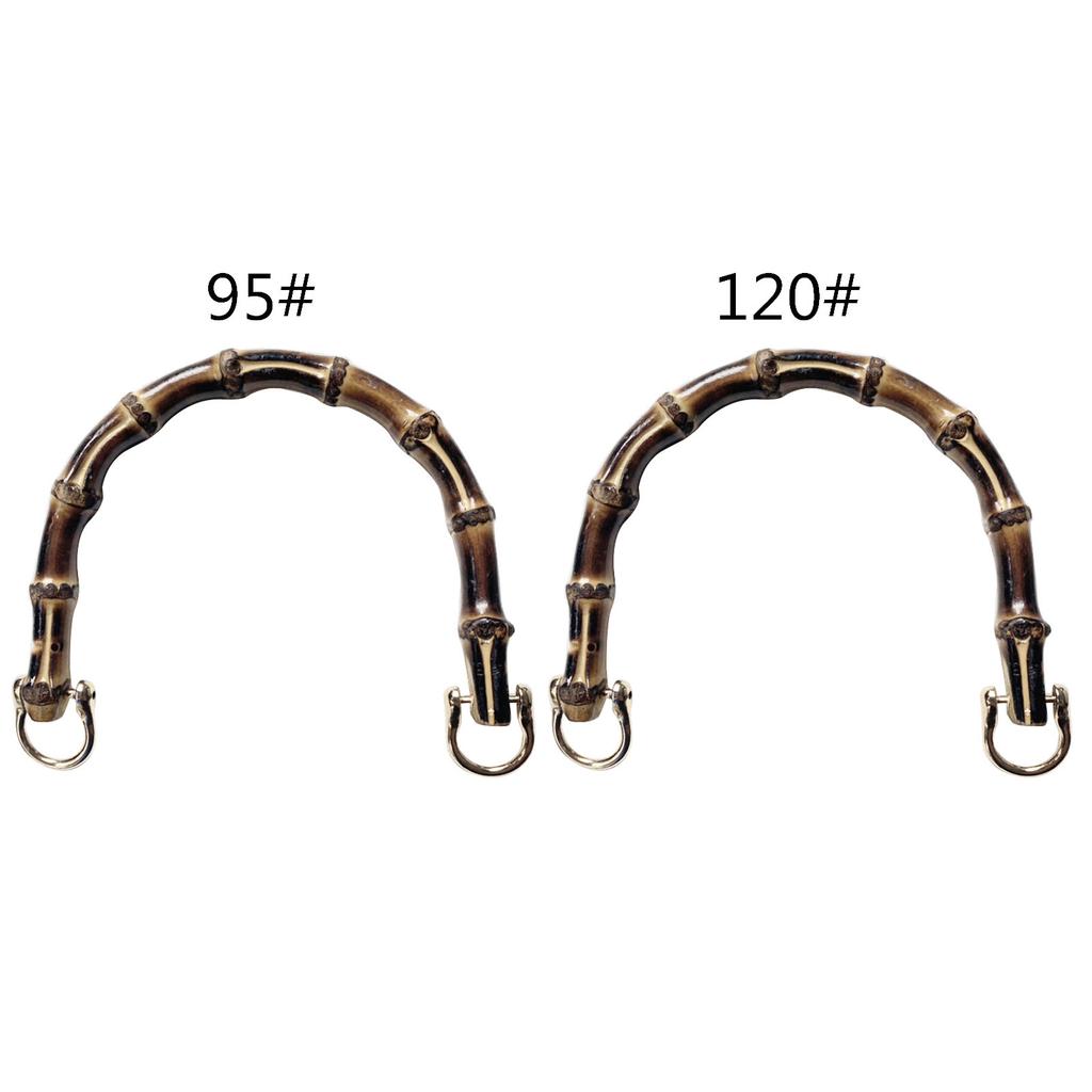 Taschengriff U-Form Bambusimitatgriff für Dame Frauen DIY Geldbörse Handgefertigt Handtasche mit Gliederschnalle Taschenzubehör