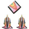 Polyester Rainbow Beach Towel With Sun Shade For Summer Outdoor Use