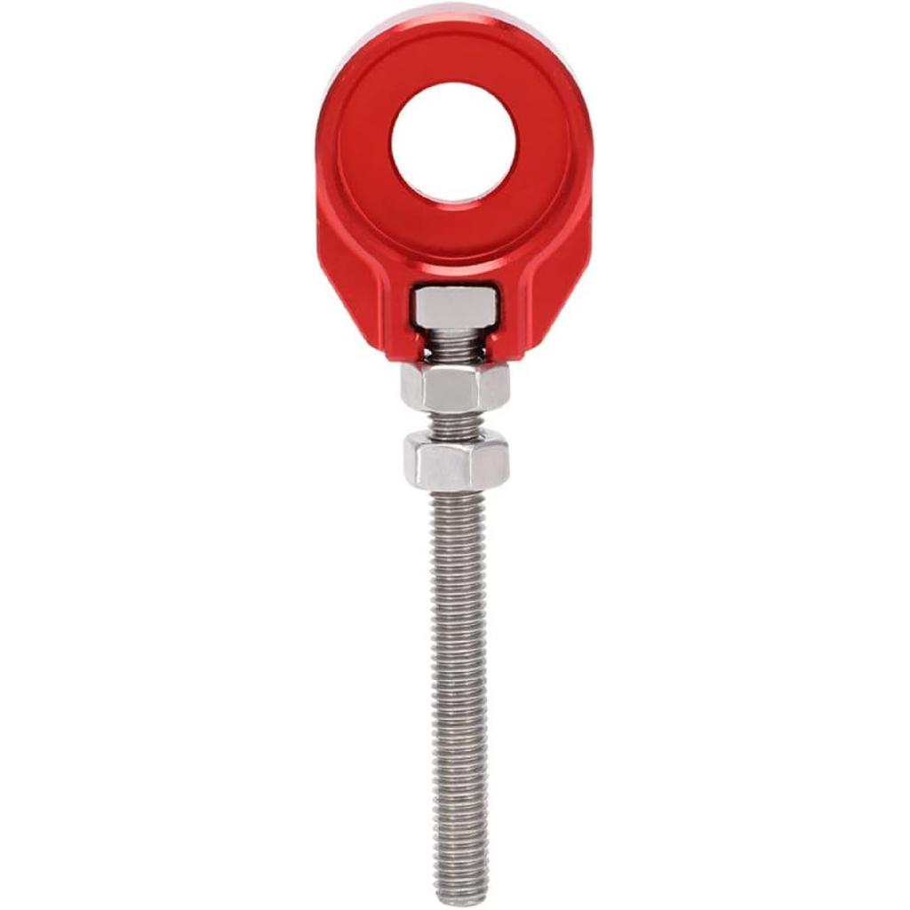 JFG RACING Motorrad 2 Stück 12mm Kettenspanner CNC Universal für CRF50F CRF100F CRF110F XR50R XR100 CRF XR KLX TTR 50-125ccm Dirt Pit Bike