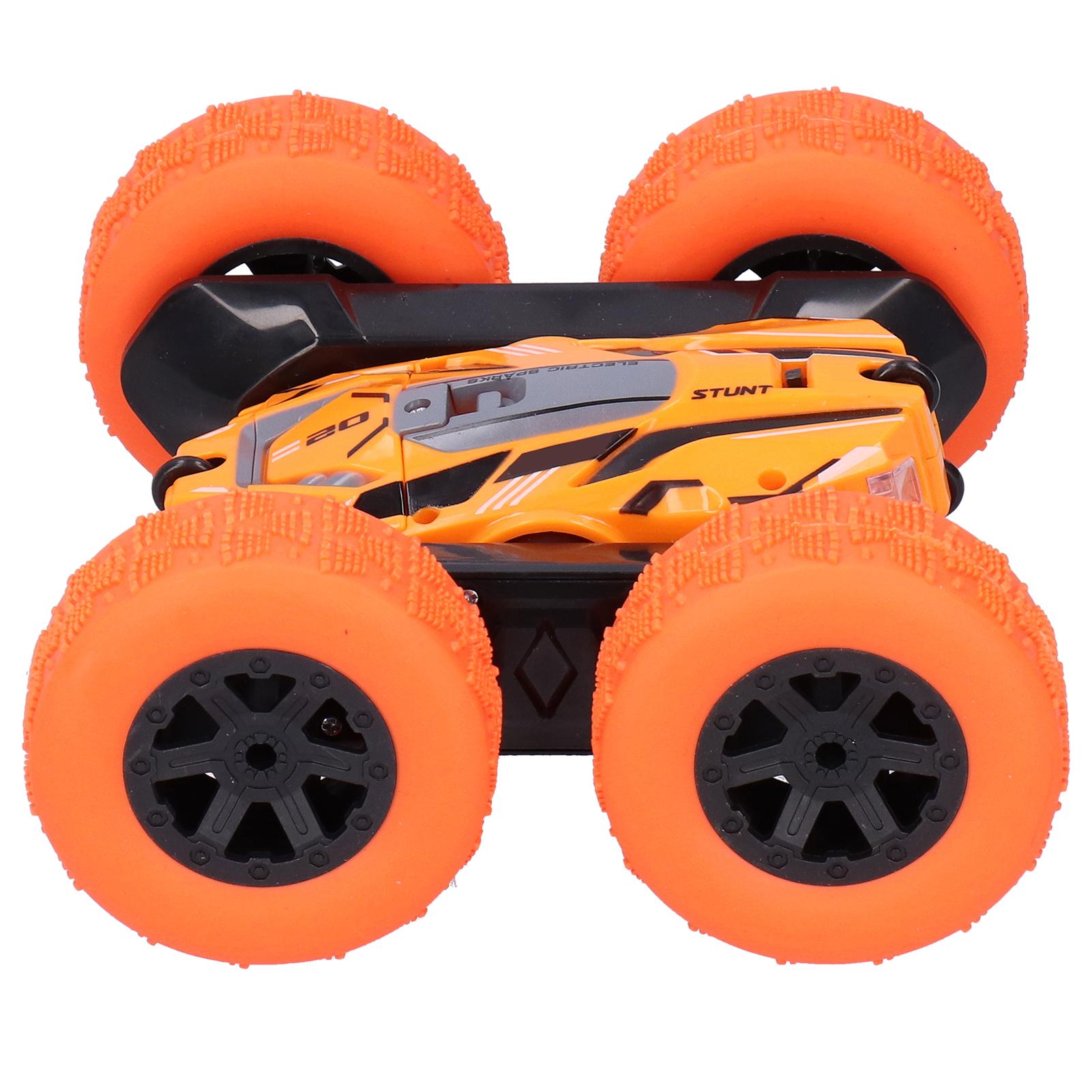 2.4G DoubleSided Remote Control Drift Car 360 Degree Rotating RC Stunt Car Toy for Child(Blue )