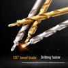 9mm HSS Woodworking Step Drill Bit for Oblique Holes, 9.5mm Hex Shank