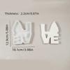 Silicone Moulds LOVE Gnomes Molds Ornament Epoxy Resin Molds Handmade Plasters Molds Castings Molds for Home Decoration