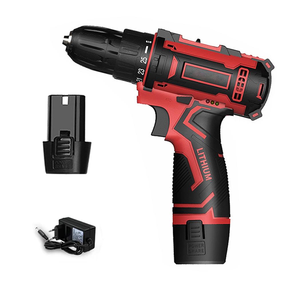 Electric Cordless Screwdriver Impact Drill 2V/16.8V 650W High-power Electric Drill 150N.m Electric Screwdriver Power Tool