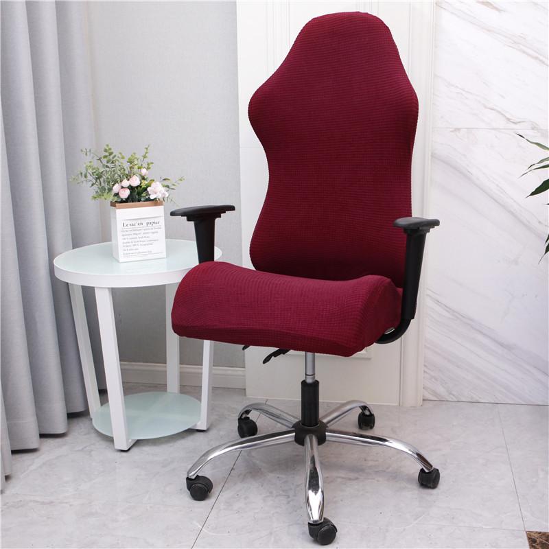 Elastic E-sports Chair Cover for Home Office Internet Cafe Armchair Thickened Cover for Computer Chair Dining Chair