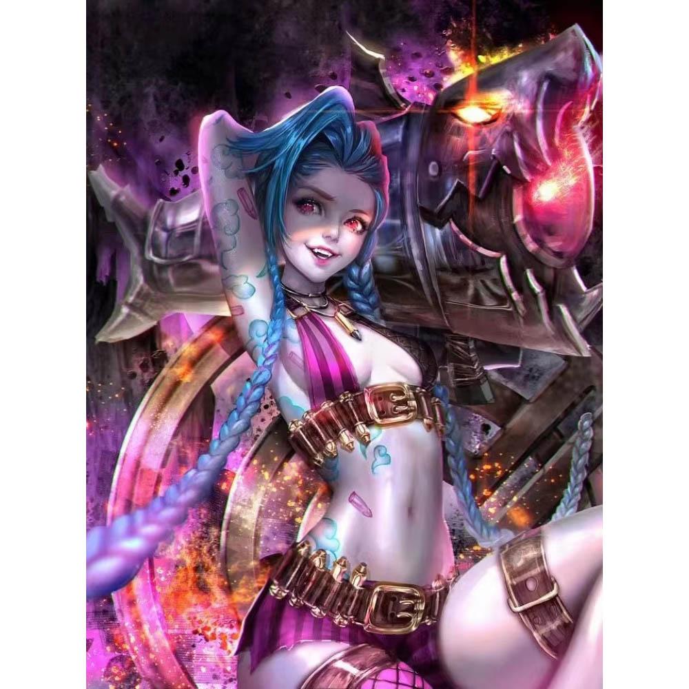Diamond Painting Family Full Crystal Resin Diamond Dot Arts Anime Character Drill Embroidery Set Mosaic Painting Kits