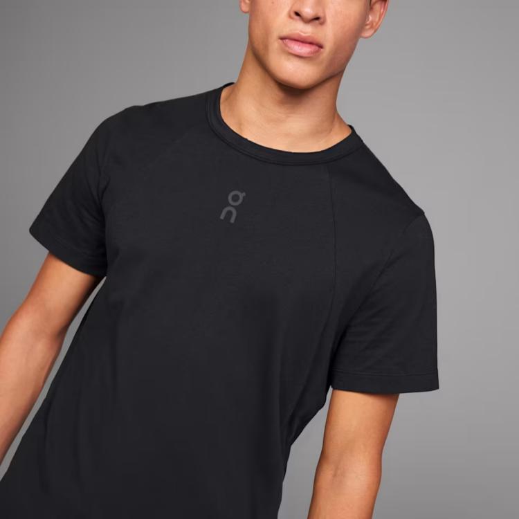 On Trek-T Logo Printed Round Neck Short Sleeve T-Shirt Men Tops Black 1ME10100553