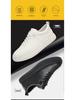 Men's Versatile Genuine Leather White Casual Shoes - Breathable Cowhide for Spring & Autumn
