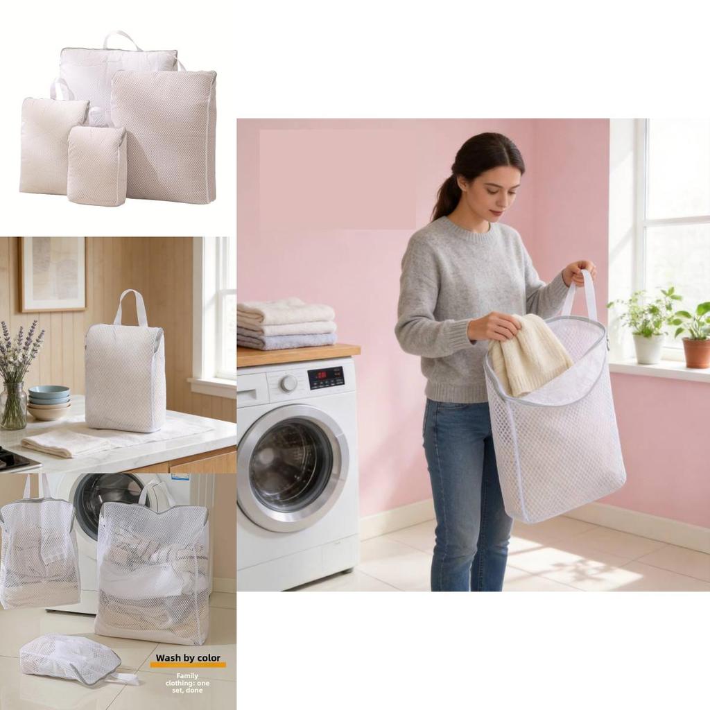 Laundry Wash Bag With 3d Mesh Breathable Design For Machine Wash Protection