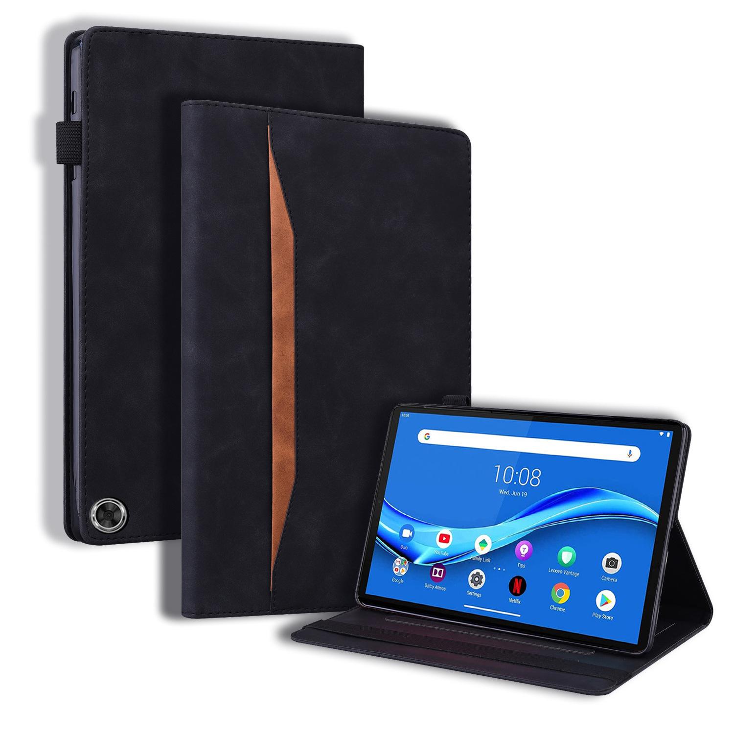 For Amazon Fire Max11 Flat Leather Case Amazon Scribe 10.2 Stitching Contrast Scrub Amazon Fire Max 11 2023
