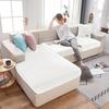Thick Soft Velvet Plush L Shape Sofa Cover Elastic Corner Armchair Cushion Covers Living Room Couch Protector