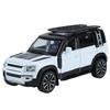 1/32 Range Rover Defender SUV Alloy Car Model Diecast Metal Toy Simulation Off-road Vehicles Model Sound and Light Toys Car Gift