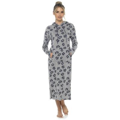 Womens/Ladies Animal Print Long Nightie