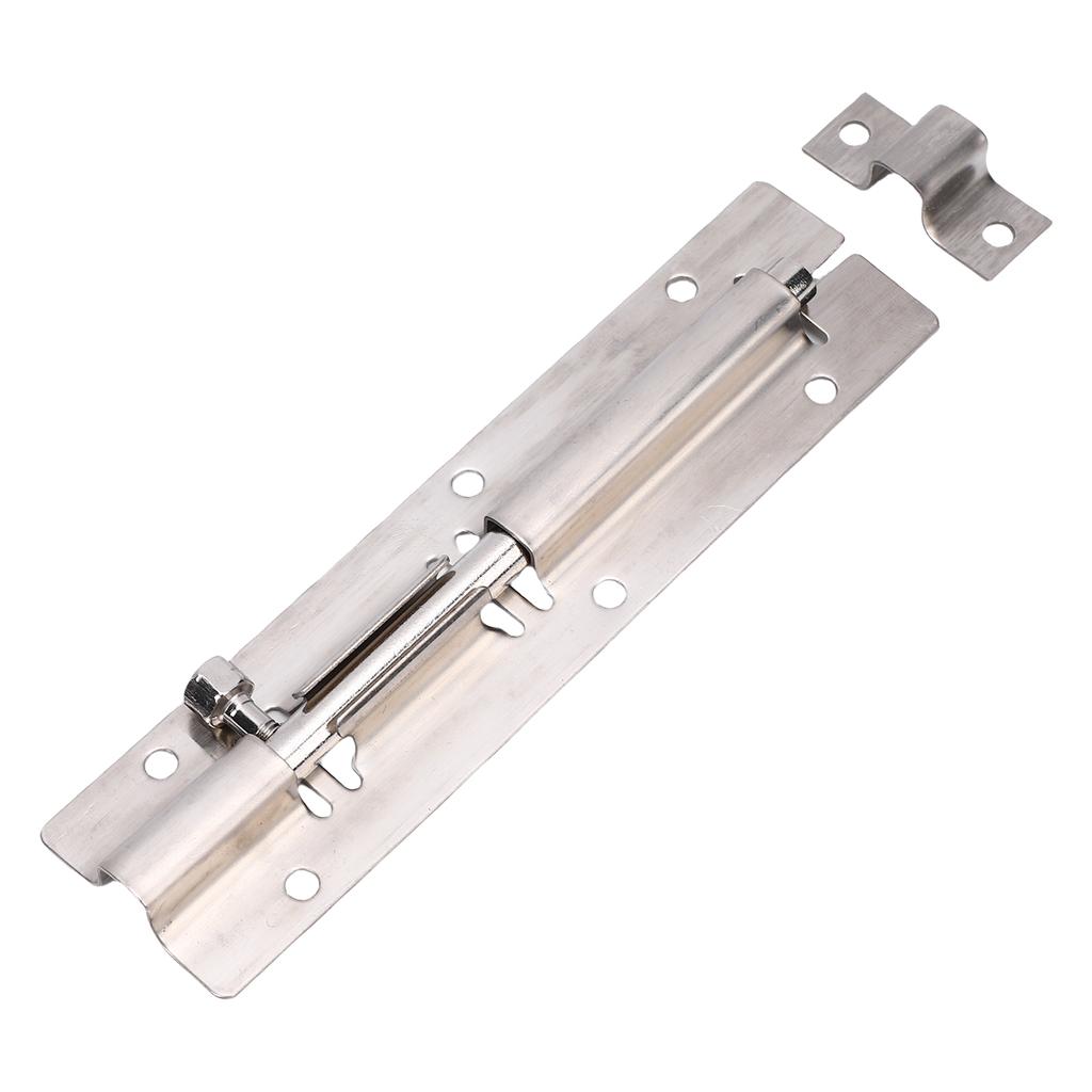 Slide Bolt Latch 6 Inch 304 Stainless Steel Heavy Duty Sliding Bolt Lock Latch for Large Wardrobes Garage Cabinets