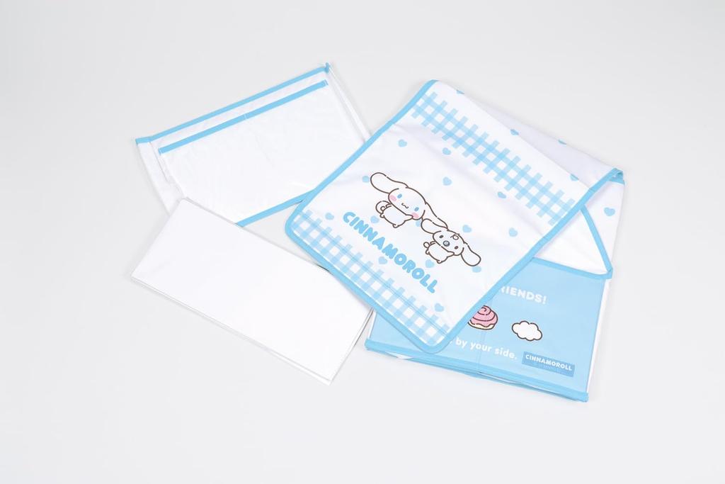 Skater School Backpack Storage Case with Dividers and Lid Cover for Organization and Sanrio Cinnamoroll and SRBX1 Tidying, Friends,