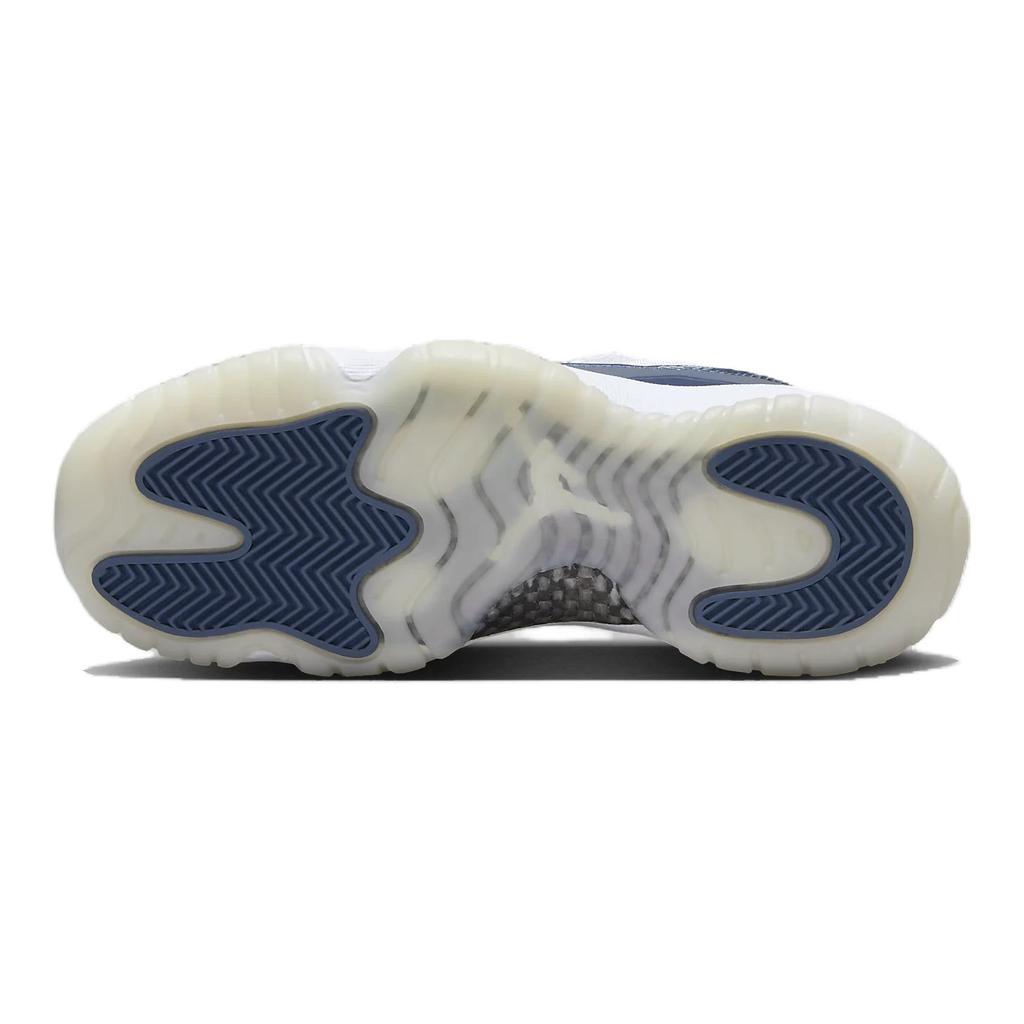 Air Jordan 11 Retro Low GS Diffused Blue Kids Sneakers White Midnight-Navy Football-Grey FV5121-104