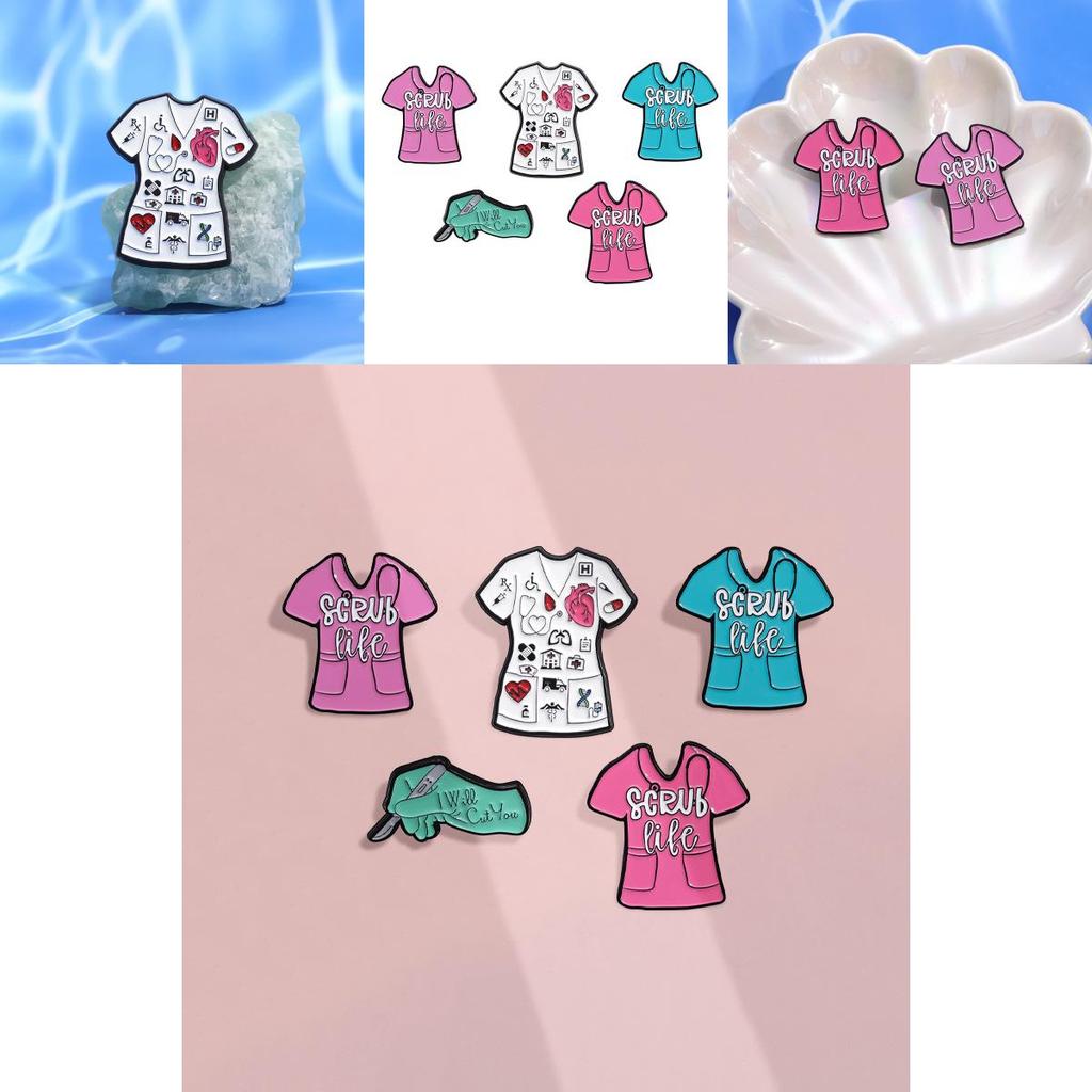 Eye-catching Cartoon Character Brooches In Alloy For Nurses And Medical Professionals
