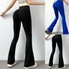 Women Fitness Sports Flared Pants High Waisted Casual Outdoor Black Long Trousers 2024 Skinny Sweatpants Joggers Women 30684