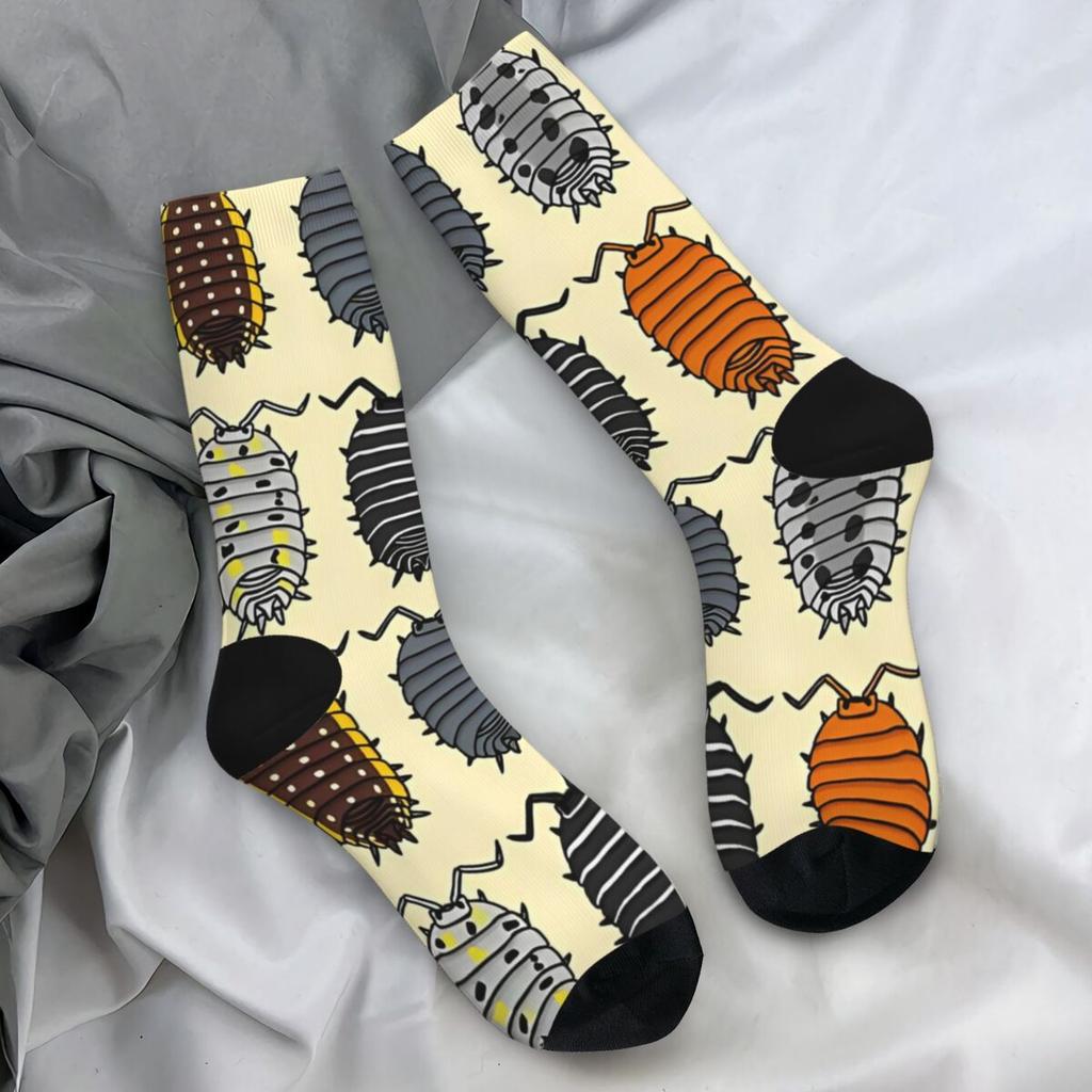 Isopods Insect Socks Animal Fashion Stockings Women Men Soft Outdoor Socks Winter Graphic Non Slip Socks