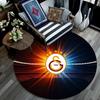 Galatasaray SK2 Round Area Rug,Carpet Rug for Living Room Bedroom Sofa Playroom Decor,Non-slip Floor Mat