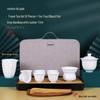Chaxun Dehua White Porcelain Mutton-fat Jade Tea Set