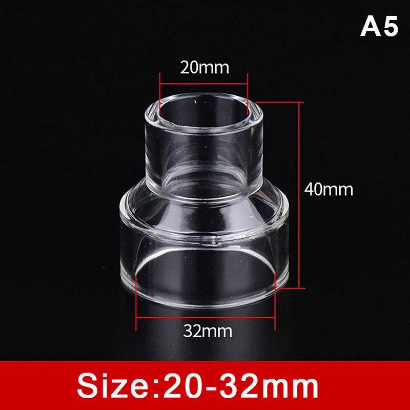 Clear Acrylic Pipe Variable Diameter Direct Connectors Water Tube Fittings Aquarium Fish Tank Garden Irrigation Accessories