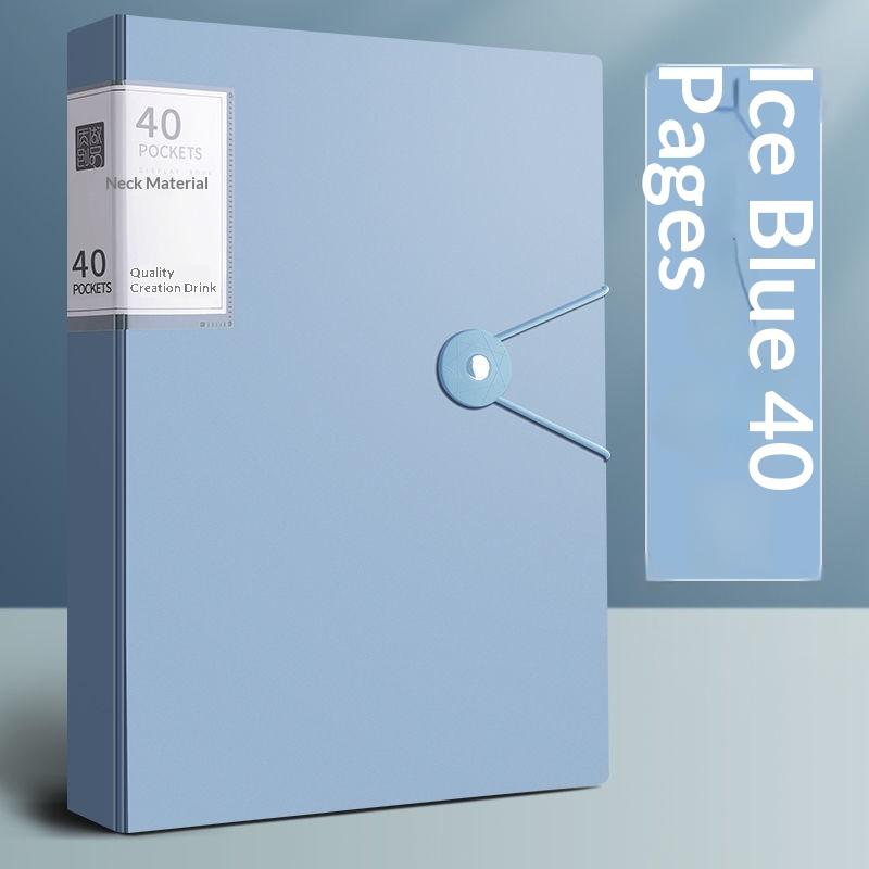 1Pcs PP High Transparency And Waterproof Insert Brochure 60100 Pocket A4 File Folder Suitable For A4 Size Documents And Papers 2240₽