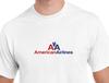 American Airlines Blau Rot Retro Logo Shirt US-Fluggesellschaft Weißes T-Shirt S-5XL