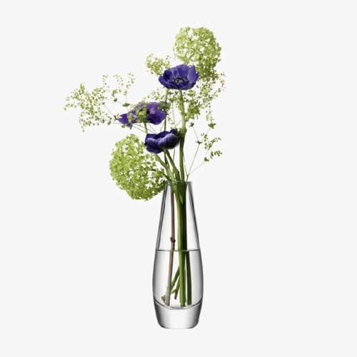 

LSA Flower Vase, Clear, 17cm Tall, FLOWER G612-17-301