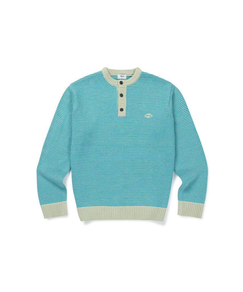 MMLG Breezy Henley Neck Knit (Green)