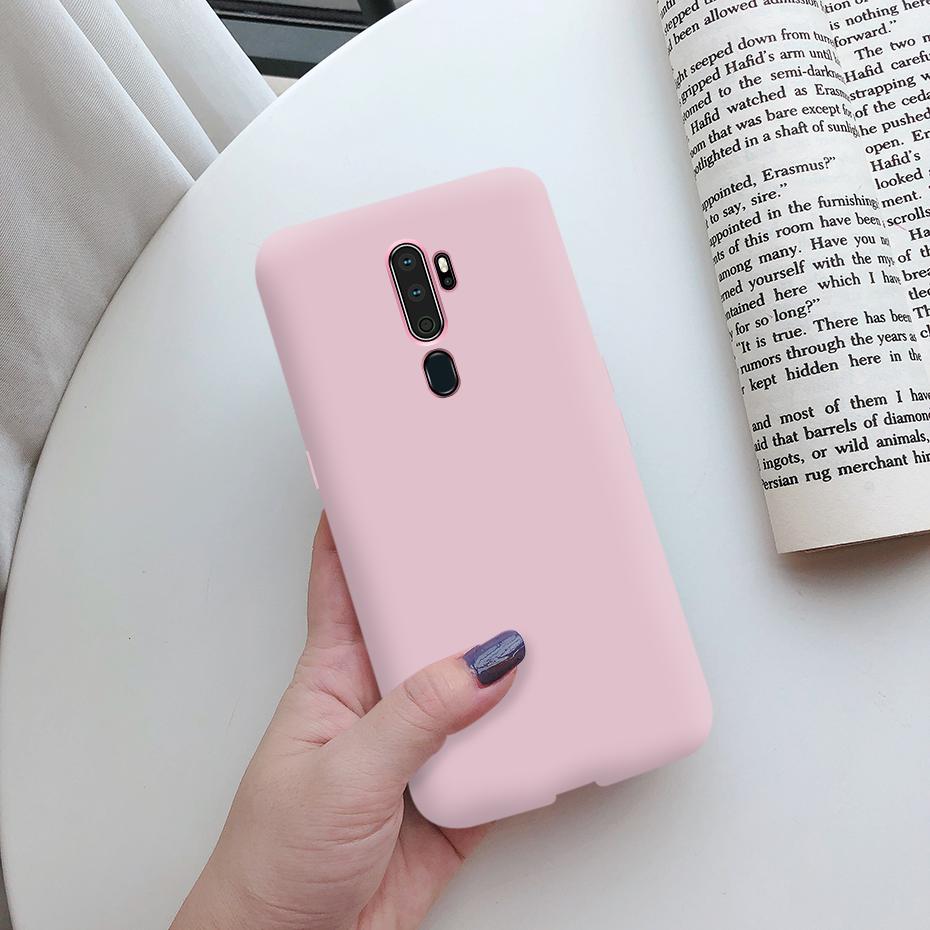 Per OPPO A5 A9 2020 Custodia Cover Antiurto Morbido Silicone Opaco Coque Cover per Telefono Per OPPOA9 OPPOA5 OPPO A 5 A 9 A9 A5 2020 Custodia