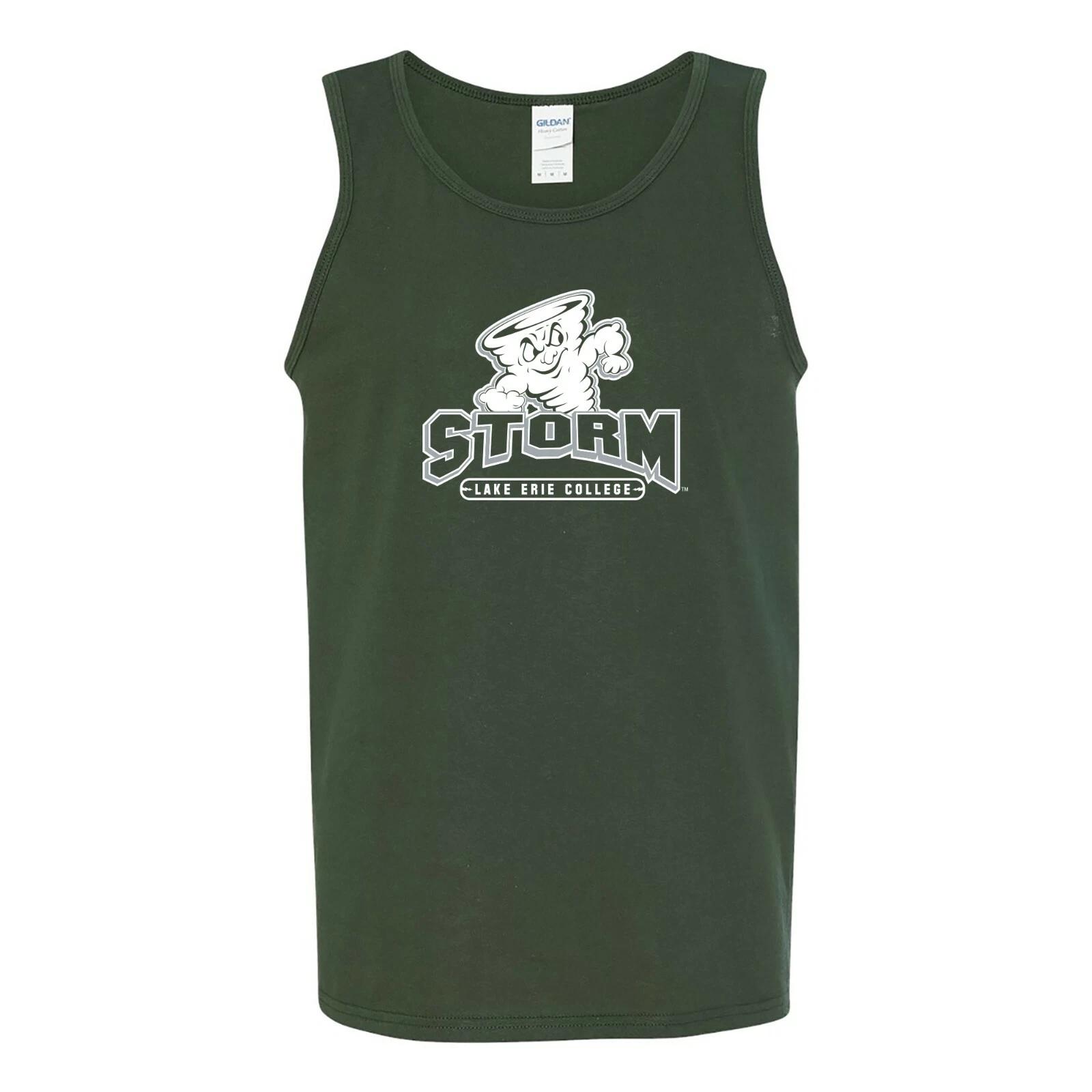Lake Erie College Storm Primary Logo University Sports Team Tank Top - Forest XL