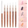 6/9/12/15/18MM Nagel Liner Pinsel Nail art Stift Pinsel Zeichnung Linien Streifen malerei Blume Stift Nail art Pinsel DIY Maniküre Werkzeuge