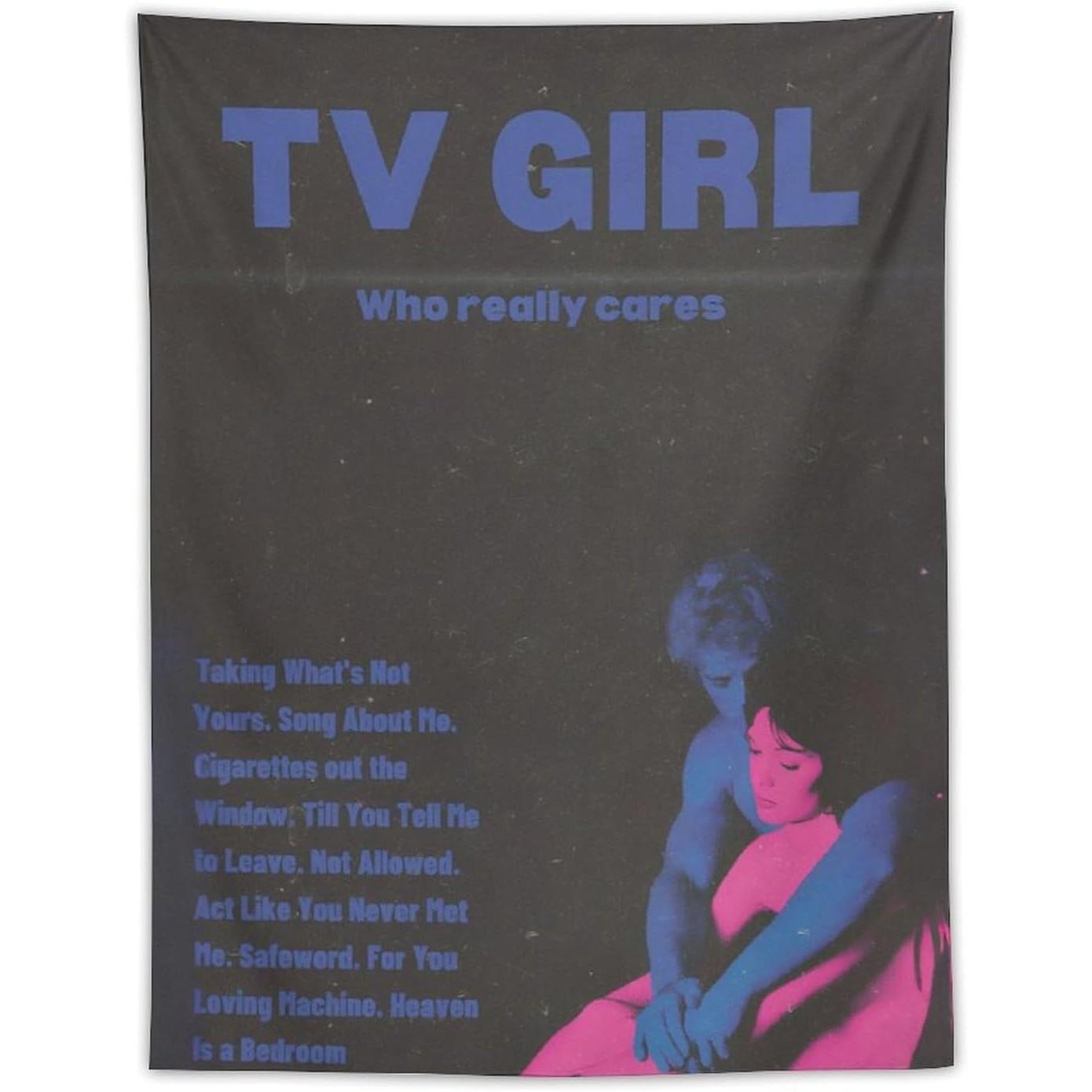 Tapestry album cover for lxmiaoi TV Girls 75x100 чёрный