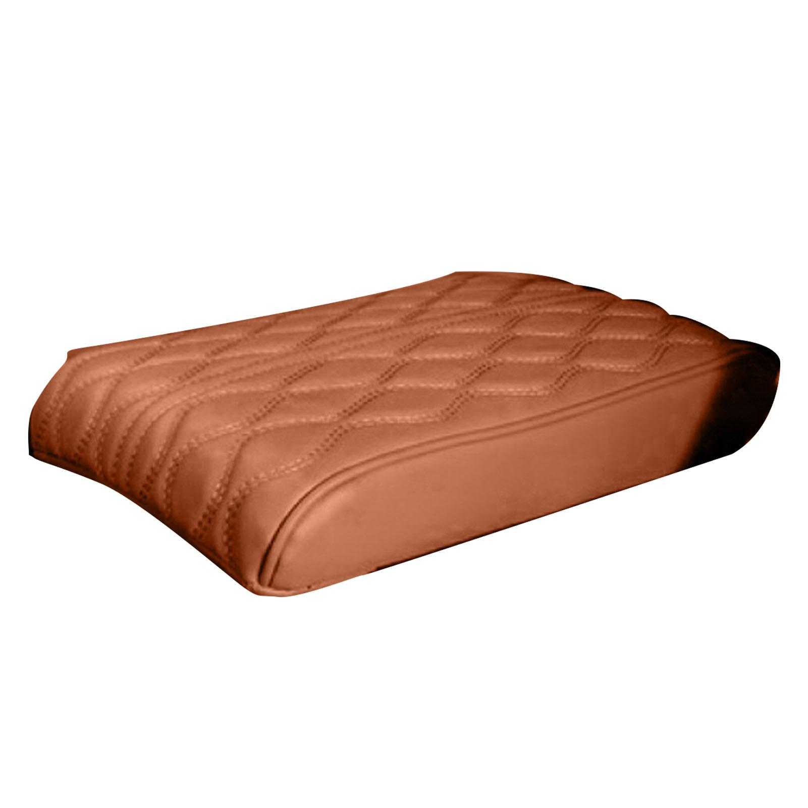 

Armrest Seat Box Cover Comfortable Touch PU Leather Car Center Console Arm Rest Pad Universal for чорний