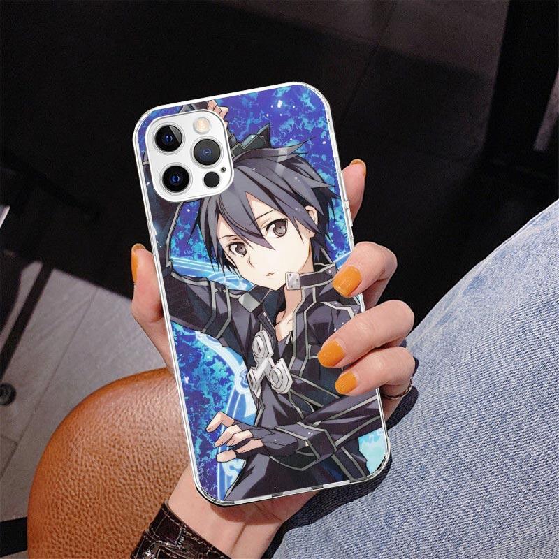 

Чехол для телефона Аниме Sword Art Online Для iPhone 17 Air 16 Pro Max 16E 15 + 14 Plus 11 12 13 Mini 7 8 SE Подарок Печатная Крышка Fundas 17 iPhone 17 Pro