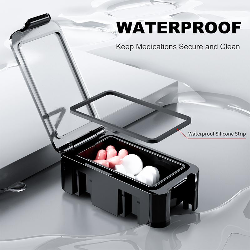 7 Days A Week 14 Compartments Pill Box Multifunctional Removable Random Combination Sealed Pill Organizer