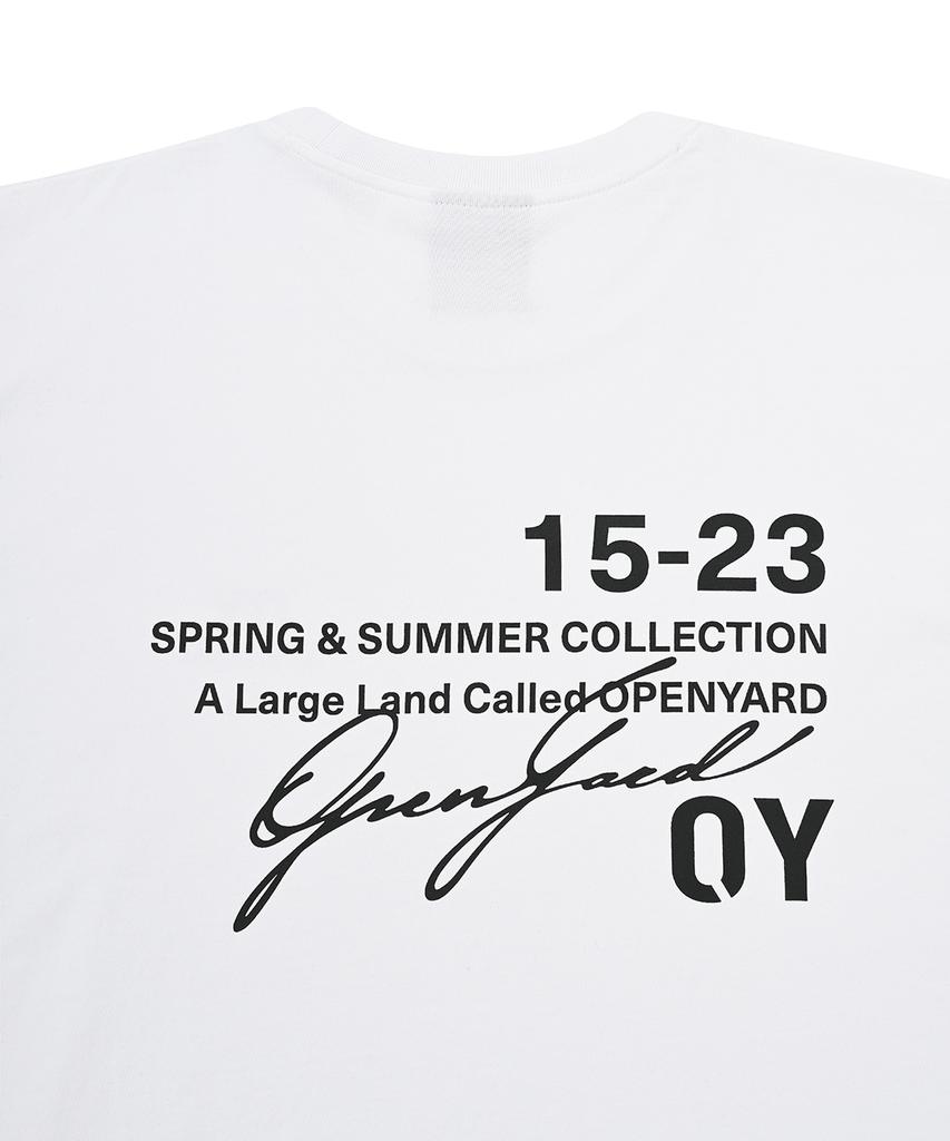 Opeunyadeu (Owai) Typographic Logo Long Sleeve - White