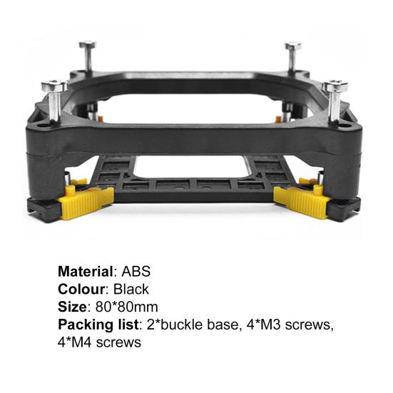 Heat Sink Mount Easy Installation Buckle Undeformable