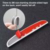 DJSA5 4Pcs Rubber Anti Collision Strip Car Body Protector Stickers For BMW 50th Performance F40 E90 F20 E70 E39 E36 E92 X3 X1 X2 X5 X6