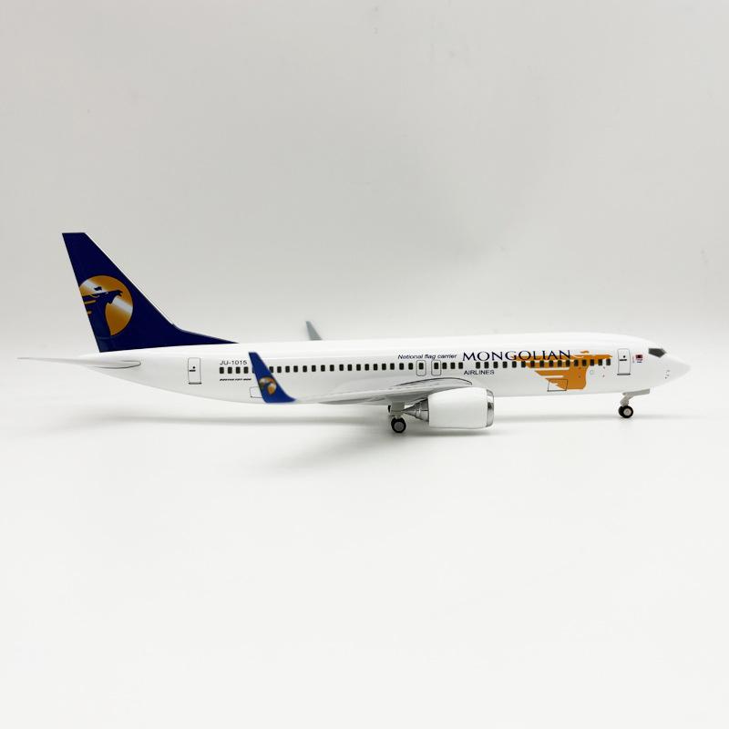 1/130 Replica Airplane 30cm B737 Mongolian Airways Model Plane Toy 737 Airways Resin Model Aircraft Material Aviation Model