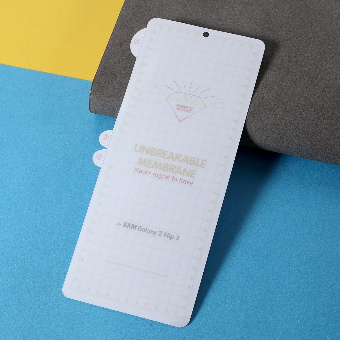 

RURIHAI Full Coverage TPU Screen Protector Front + Back Film for Samsung Galaxy Z Flip3 5G