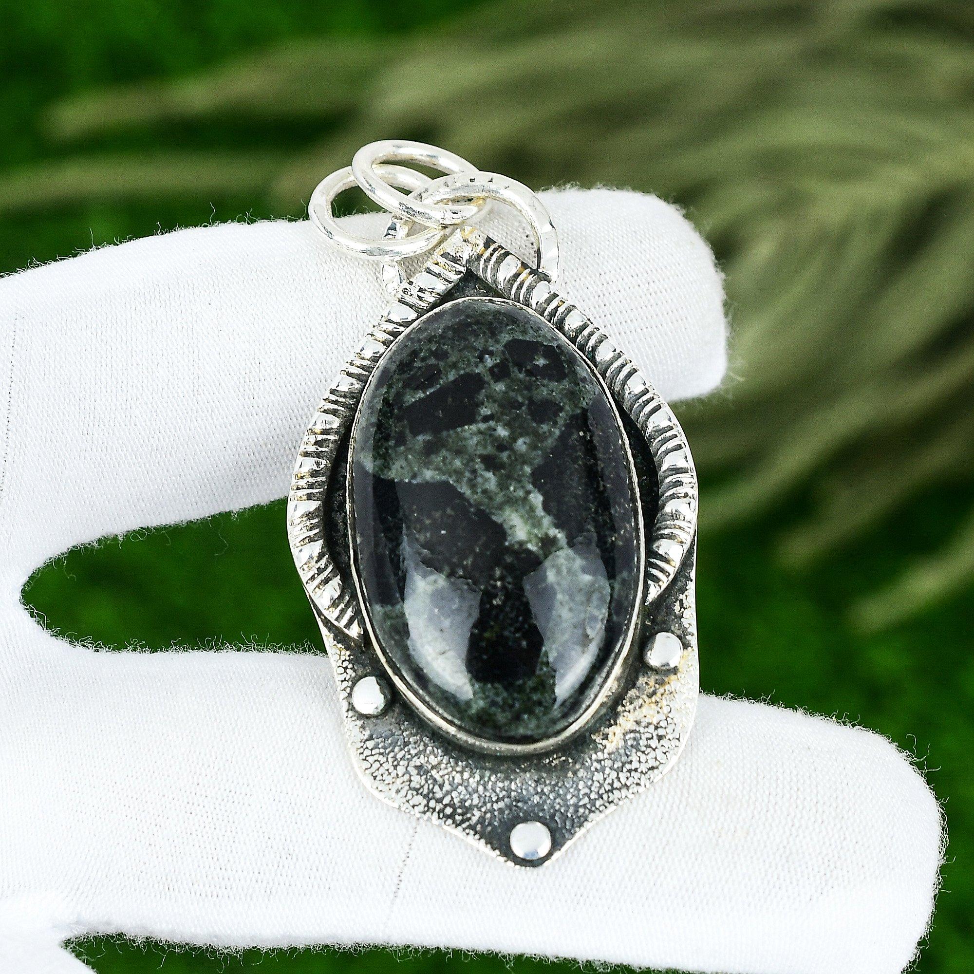 Memorial Day Sale Sterling Silver Star Galaxy Gemstone Birthday Pendant Jewelry